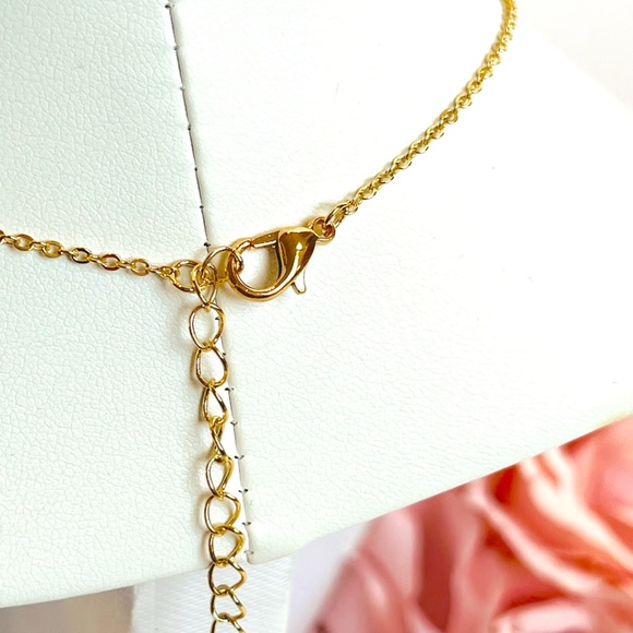 White Druzy Necklace - Picture 5 of 5